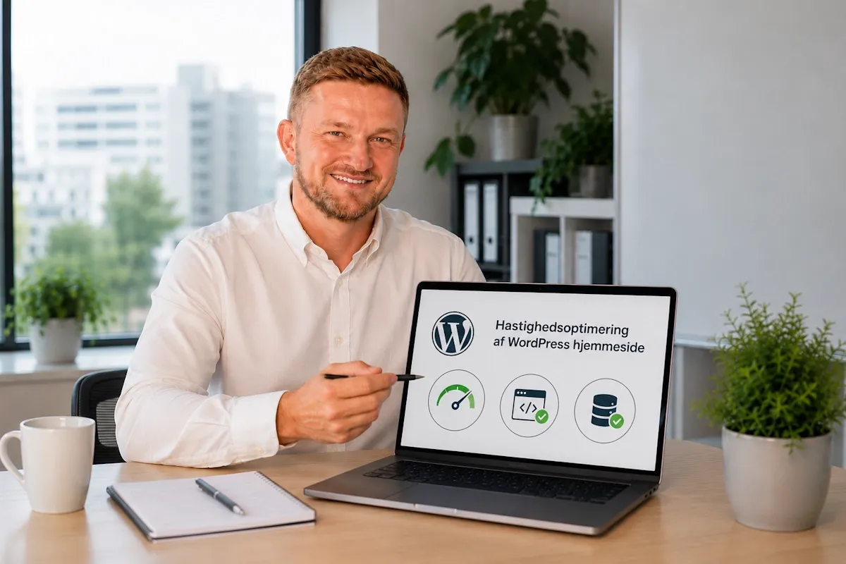Hastighedsoptimering af WordPress hjemmeside
